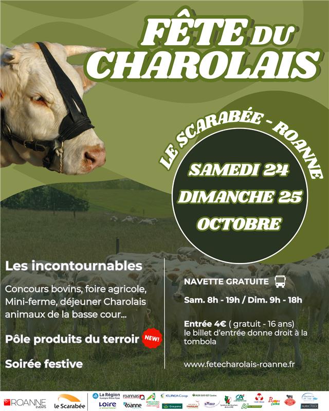 Affiche fête du charolais